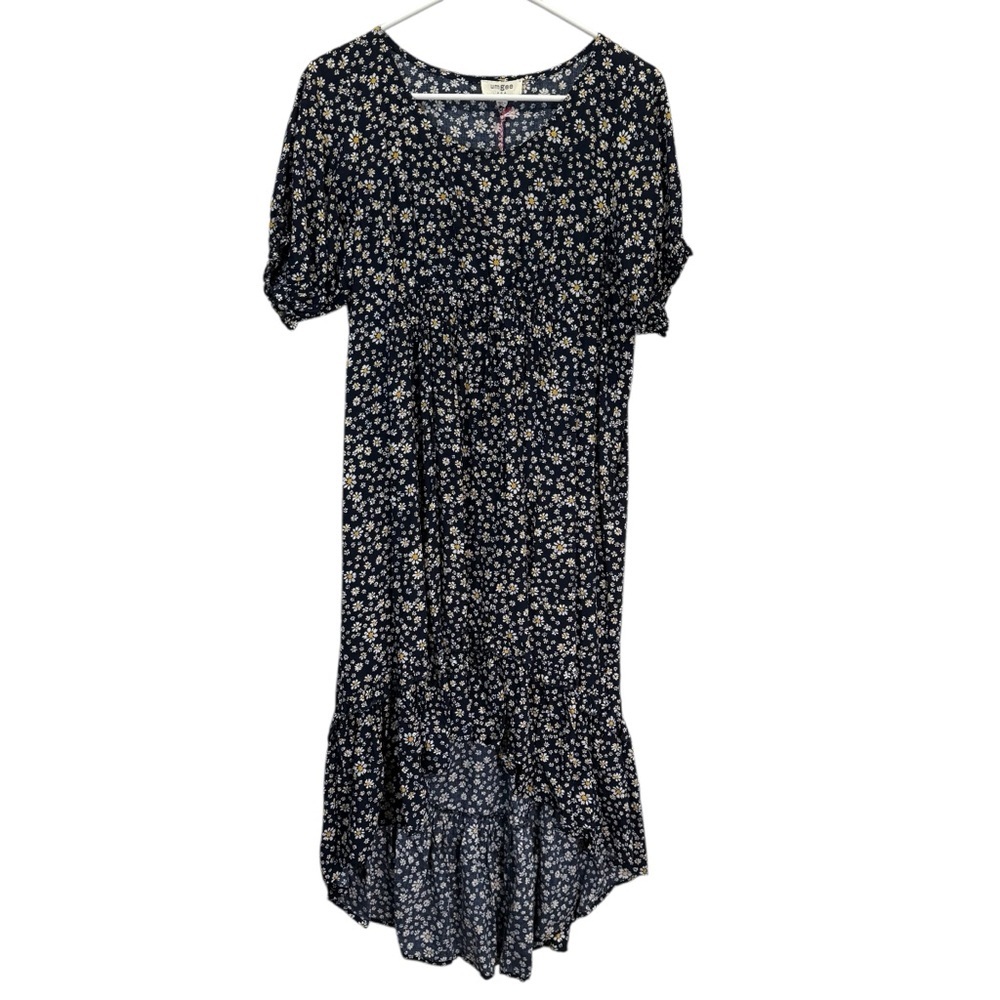 Umgee Baby Doll Black and White Floral Dress. Size S - Picture 10 of 10